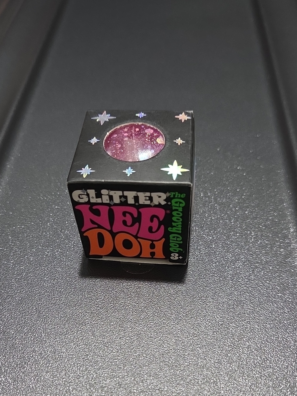 Glitter NeeDoh Squeeze Toy - Pink Glitter Rare(discontinued)